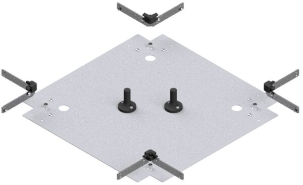 Produktbild UBK 400 603.25 -  Kreuz-Verbinder zu Unterflur-Bodenkanal UBK 400, 400x60mm